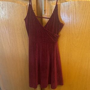 Brand New Forever 21 Elegant Burgundy Mini Dress Size Small